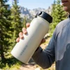 Quench Core Double Wall Bottle with Handle (Off White 32oz)