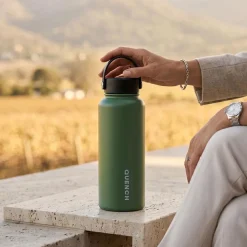 Quench Core Double Wall Bottle with Handle (Sage 32oz)