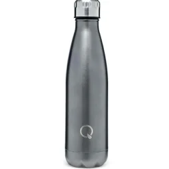 Quench Flow 'Lustre' St-St Double-Wall Water Bottle (Grey 17oz)