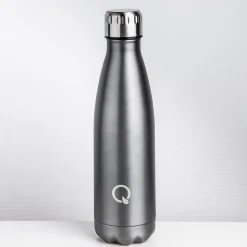 Quench Flow 'Lustre' St-St Double-Wall Water Bottle (Grey 17oz)