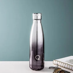 Quench Flow 'Ombre' St-St Double-Wall Water Bottle (Silver 17oz)
