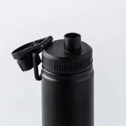 Quench Forza Double Wall Spout Bottle (Black 24oz)