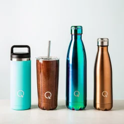 Quench Pulse Double Wall Sport Bottle (Aqua 18oz)
