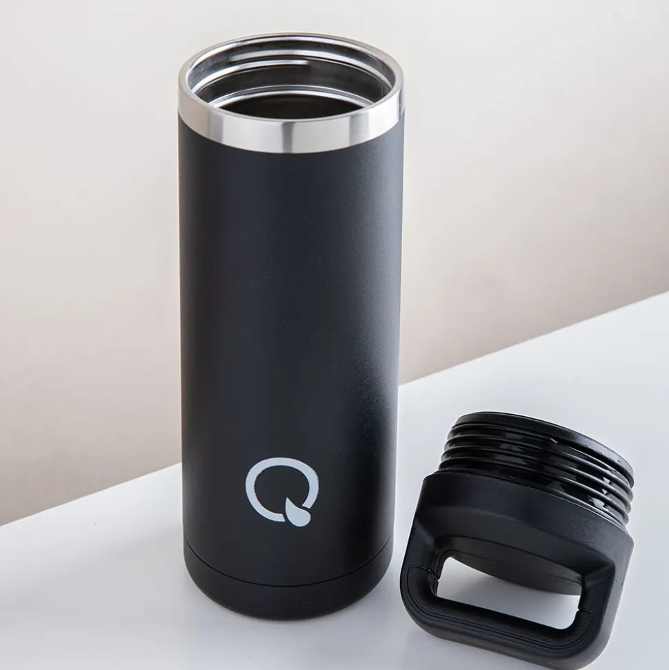 Quench Pulse Double Wall Sport Bottle (Black 18oz)