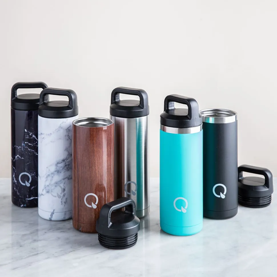 Quench Pulse Double Wall Sport Bottle (Black 18oz)