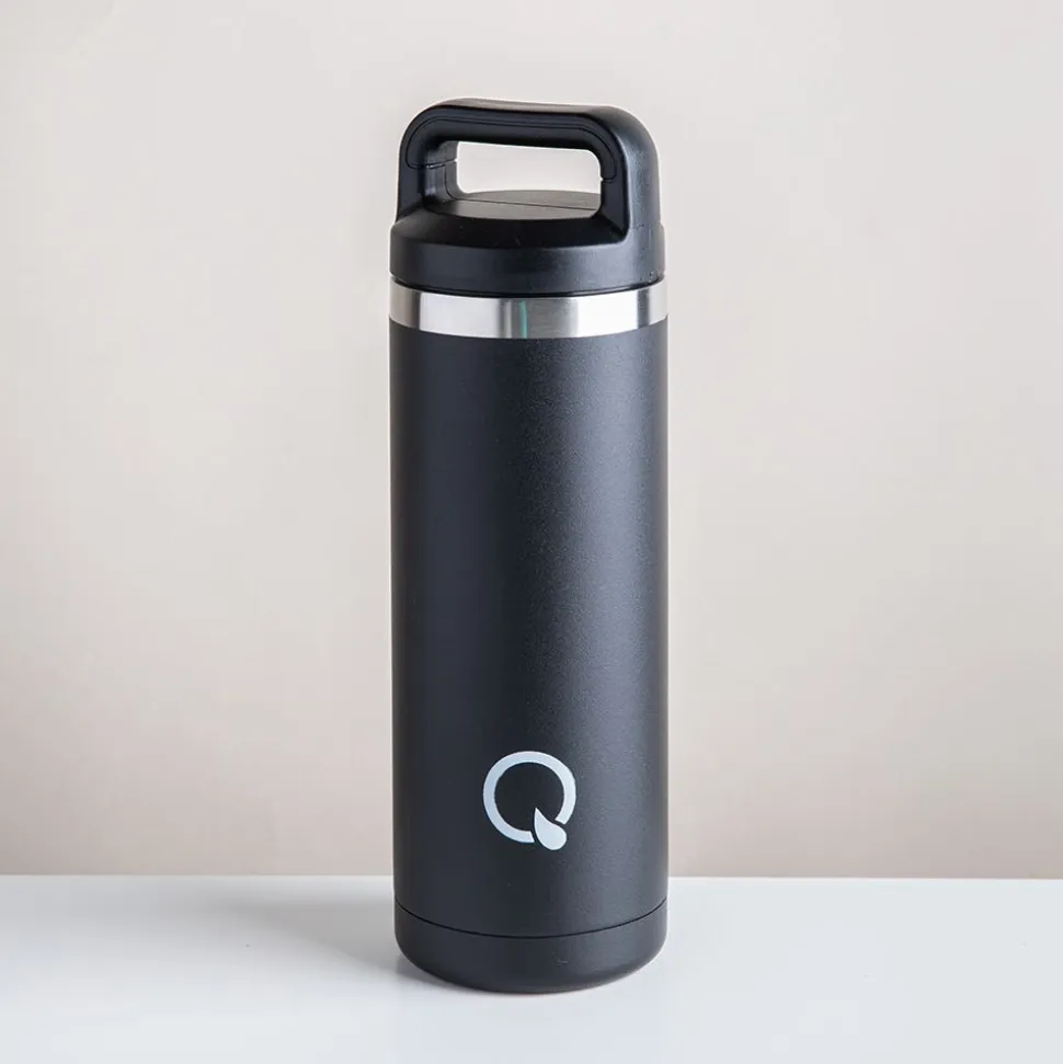 Quench Pulse Double Wall Sport Bottle (Black 18oz)