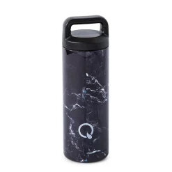 Quench Pulse 'Marble' Double Wall Sport Bottle (Black 18oz)