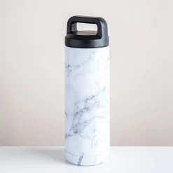 Quench Pulse 'Marble' Double Wall Sport Bottle (White 18oz)