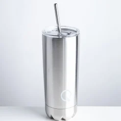 Quench Sippy Double Wall Tumbler with Straw (Stainless Steel 20oz)