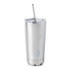 Quench Sippy Double Wall Tumbler with Straw (Stainless Steel 20oz)
