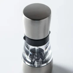 Romer & Bechtel Elite Acrylic Pepper Mill (Clear/Brushed Ss/Black)