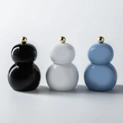 Romer & Bechtel Elite 'Snowman' Wood Pepper Mill (Black)