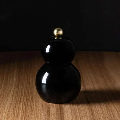 Romer & Bechtel Elite 'Snowman' Wood Pepper Mill (Black)