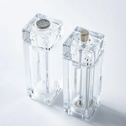 Romer & Bechtel Elite 'Square' Acrylic Shaker and Pepper Mill