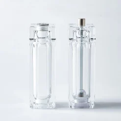 Romer & Bechtel Elite 'Square' Acrylic Shaker and Pepper Mill