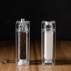 Romer & Bechtel Elite 'Square' Acrylic Shaker and Pepper Mill