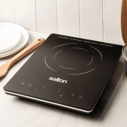 Salton Slim Portable Induction Cooktop (Black)