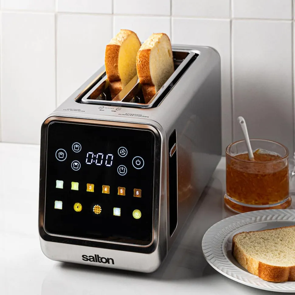 Salton Smart Touch Touchscreen Long Slot Toaster (Stainless Steel)