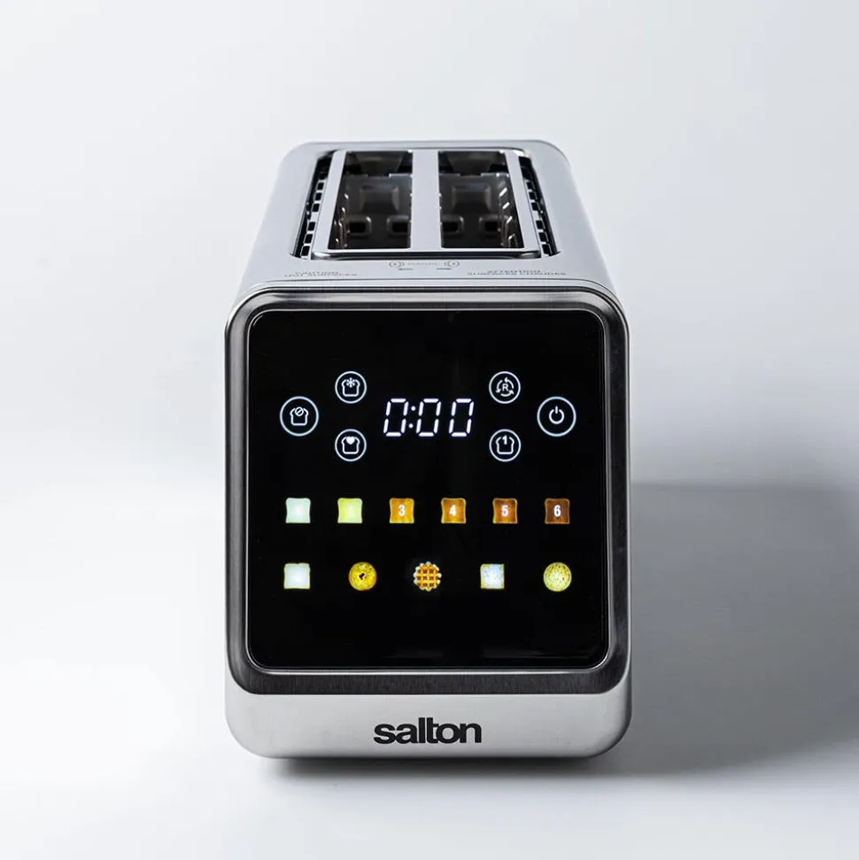 Salton Smart Touch Touchscreen Long Slot Toaster (Stainless Steel)