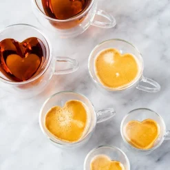 S&Co Barista Amore Double Wall Glass Espresso Mug - Set of 2