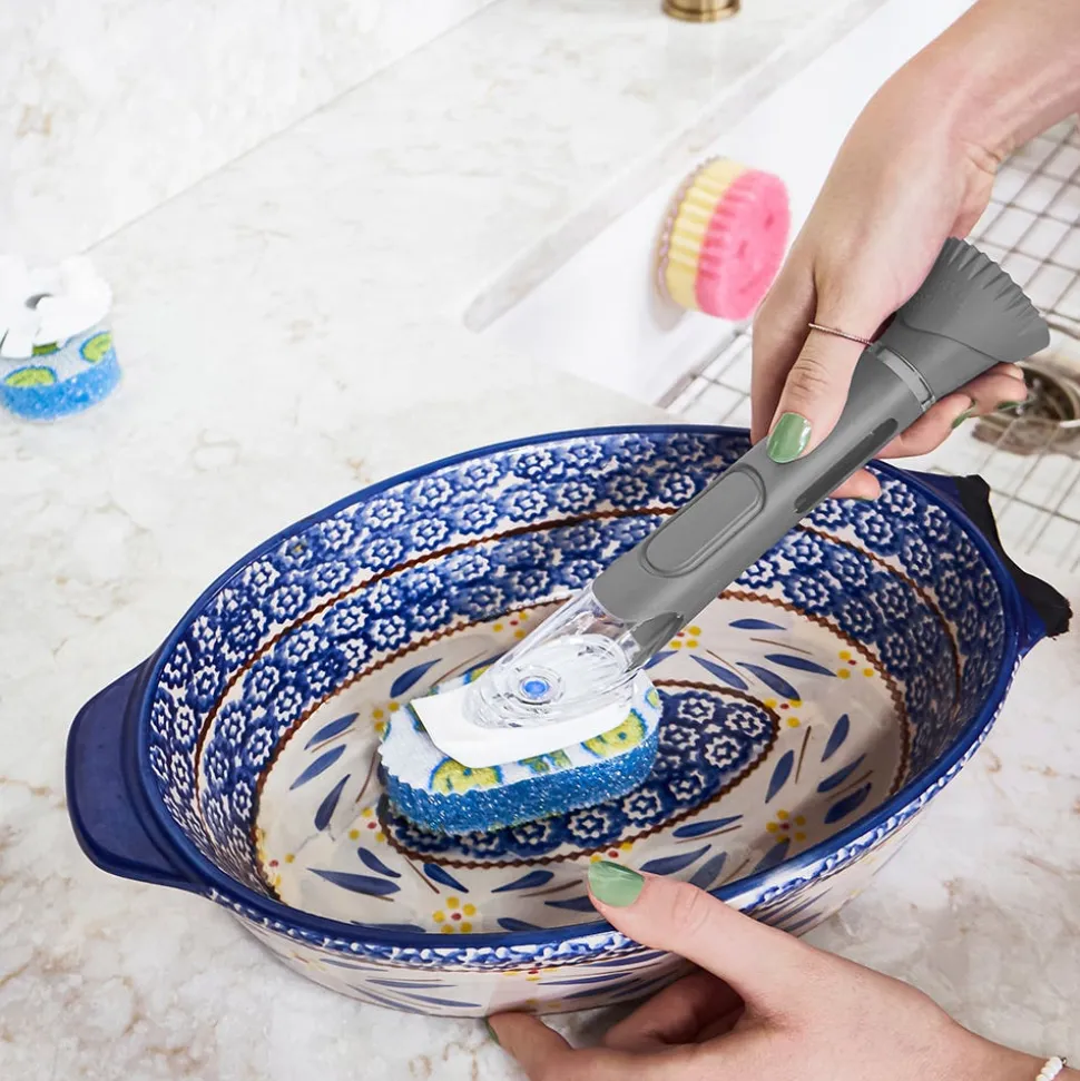 Scrub Daddy Cleaning 'Dish Daddy' Soap Dispensing Dishwand