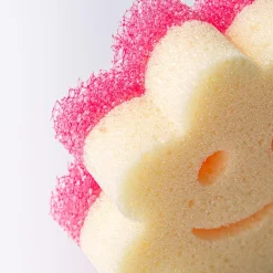 Scrub Daddy Scrub Mommy Power Flower Dual-Sided Sponge (Pink)
