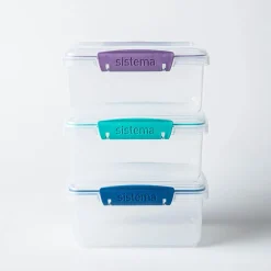 Sistema Klip It Rectangular Storage Container - Set of 3 (Asstd.)