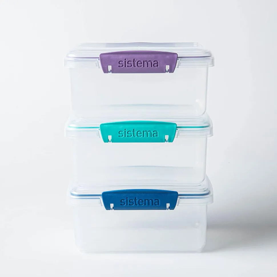 Sistema Klip It Rectangular Storage Container - Set of 3 (Asstd.)