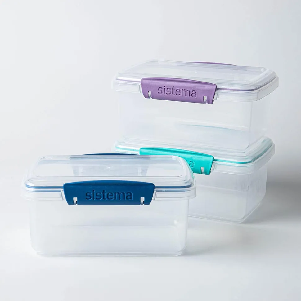 Sistema Klip It Rectangular Storage Container - Set of 3 (Asstd.)