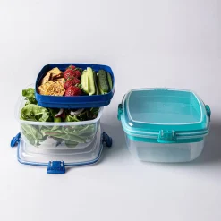 Sistema Klip It To Go Bright Tab Salad and Sandwich Container (Asstd.)
