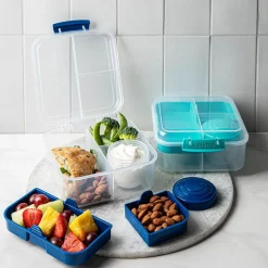 Sistema Klip It To Go Bright Tab 'Square' Bento-Style Box (Asstd.)