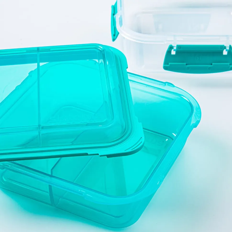 Sistema Klip It To Go Stack Lunch Container Square 1.24l