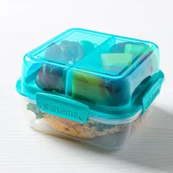 Sistema Klip It To Go Stack Lunch Container Square 1.24l