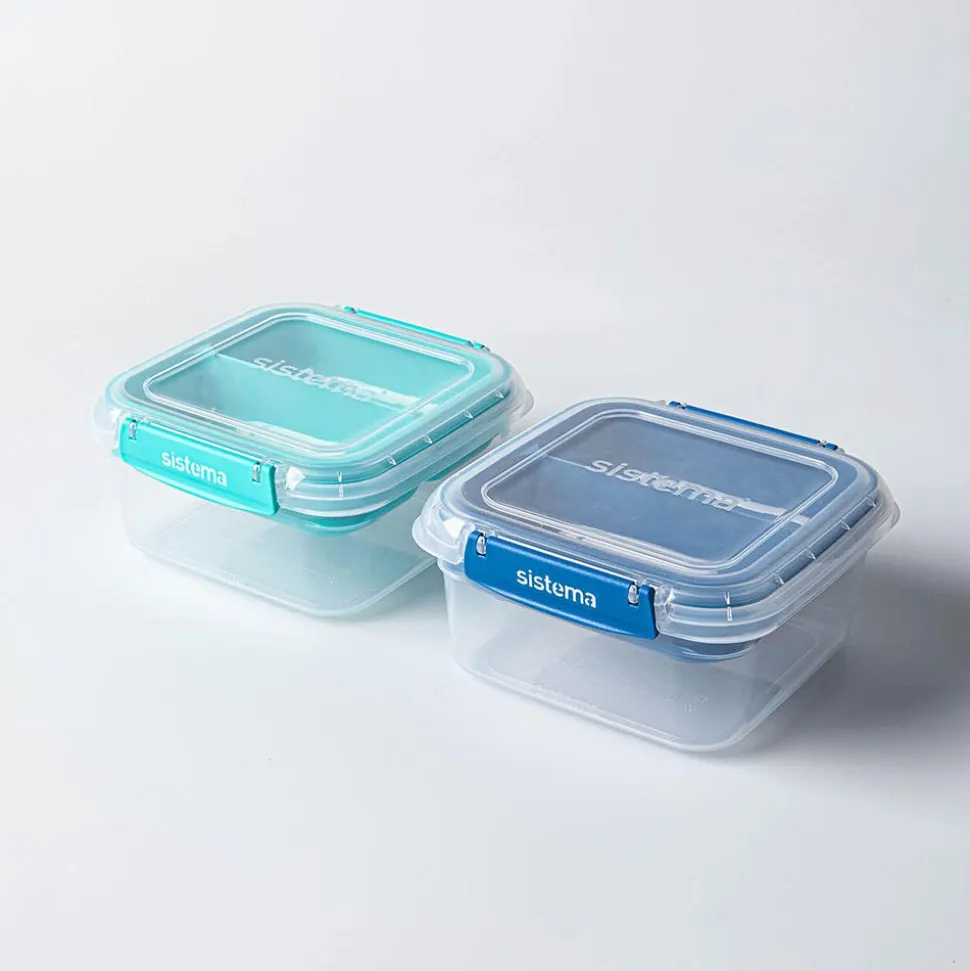 Sistema Stax To Go 'Square' 1.15L Stack Lunch Container (Asstd.)