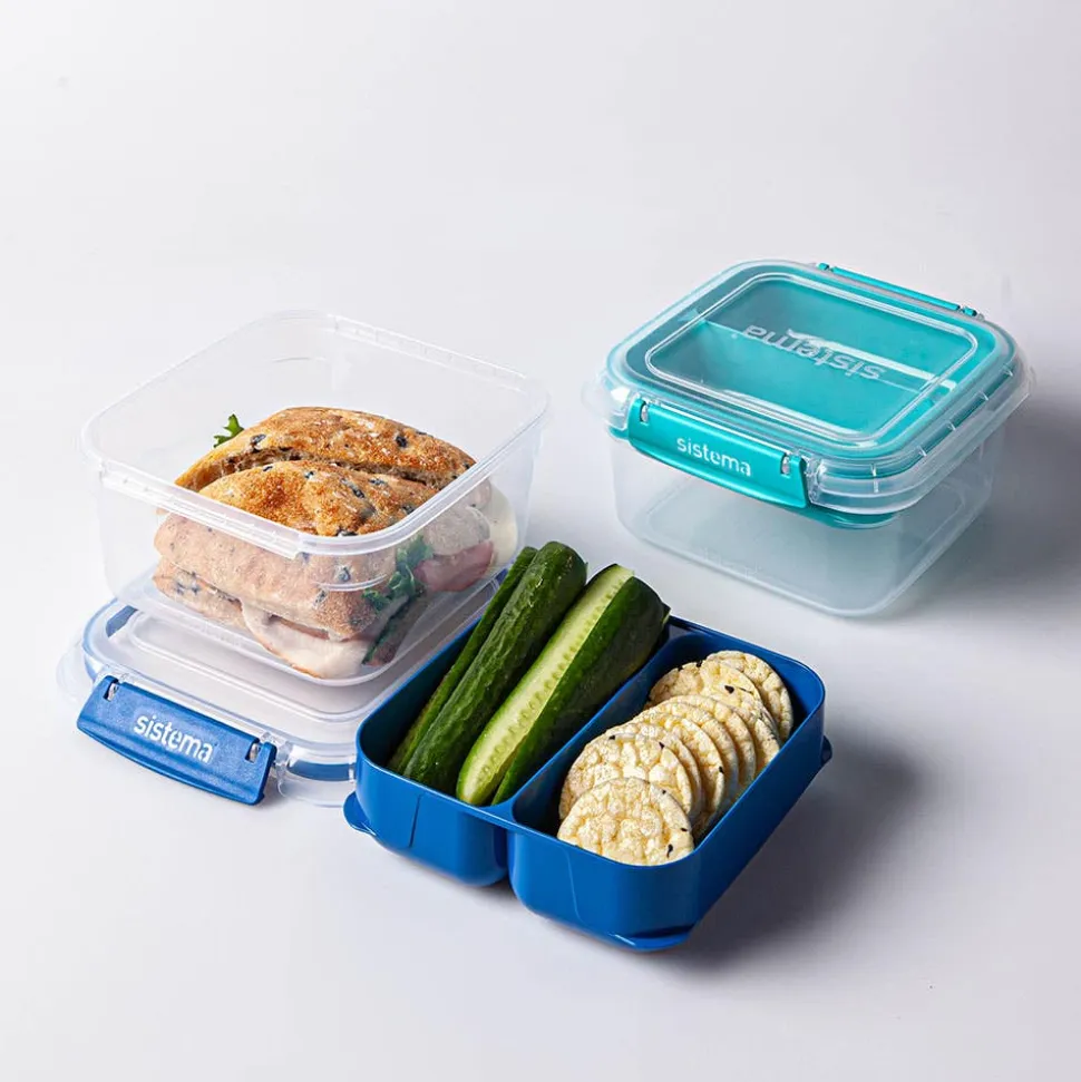 Sistema Stax To Go 'Square' 1.15L Stack Lunch Container (Asstd.)