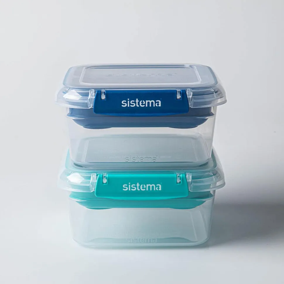 Sistema Stax To Go 'Square' 1.15L Stack Lunch Container (Asstd.)