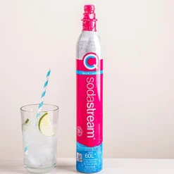 Sodastream Co2 'New Innovation' Cylinder Full Licensed Spare (Pink)