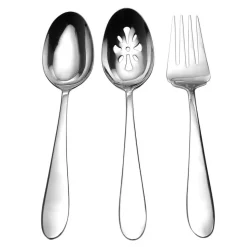 Splendide Alpia Hostess Serving Piece - Set of 3 (Stainless Steel)