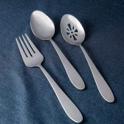 Splendide Alpia Hostess Serving Piece - Set of 3 (Stainless Steel)