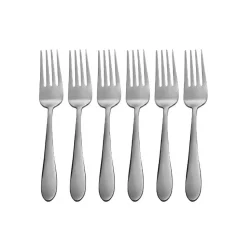Splendide Alpia Openstock Salad Fork - Set of 6 (Stainless Steel)