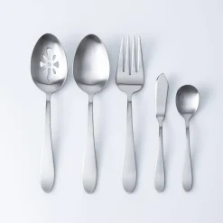 Splendide S/S 'Alpia' Completer Flatware - Set of 5 (Satin)