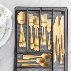 Splendide S/S 'Alpia' Flatware - Set of 20 (Gold)