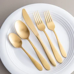 Splendide S/S 'Alpia' Flatware - Set of 20 (Gold)