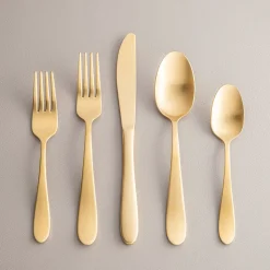 Splendide S/S 'Alpia' Flatware - Set of 20 (Gold)