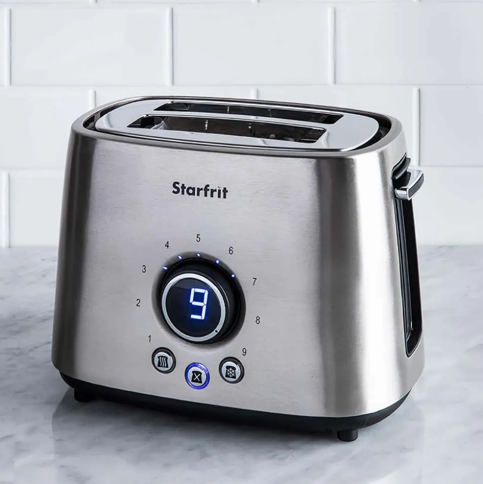 Starfrit Breakfast Collection Wide Slot Digital Toaster