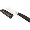 Starfrit Ceramic 5" Santoku Knife with Sheath (Black/White)