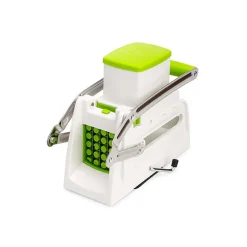 Starfrit 3-In-1 Pro Fry Cutter and Cuber (White/Green)