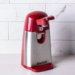 Starfrit Mightican Electric Can Opener (Red/Stainless Steel)