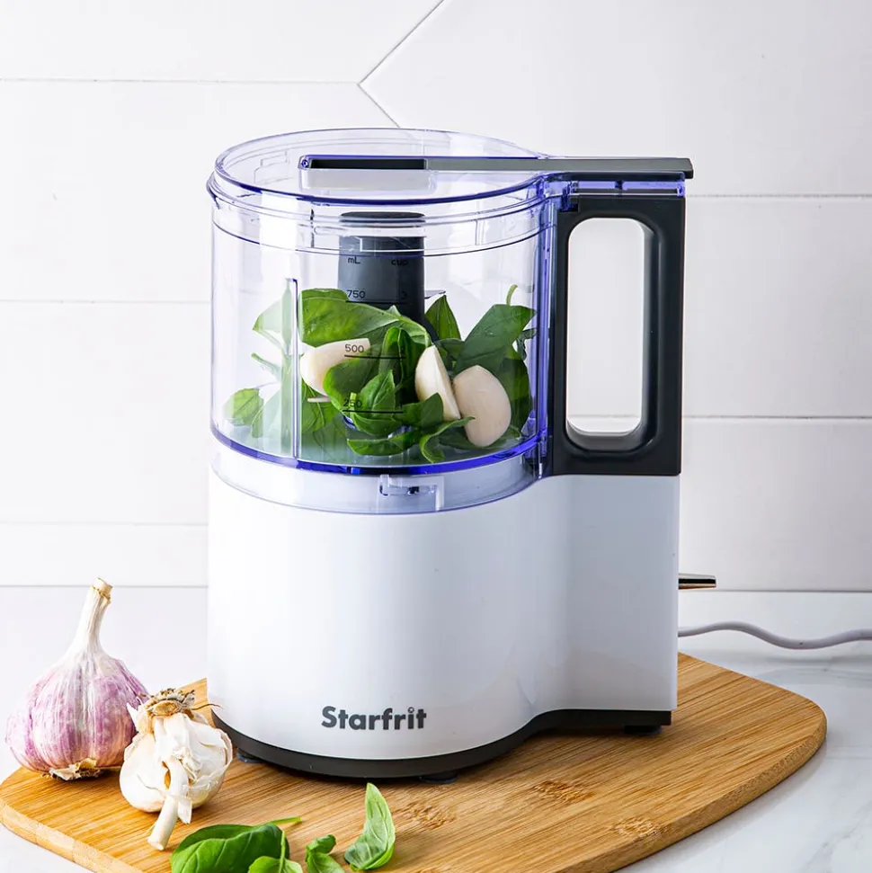 Starfrit Oscillating Food Chopper- Processor 4-cup (White/Clear)