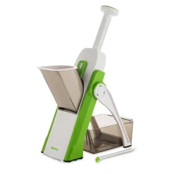 Starfrit Pump 'N' Slice Adjustable Food Cutter (White/Green)